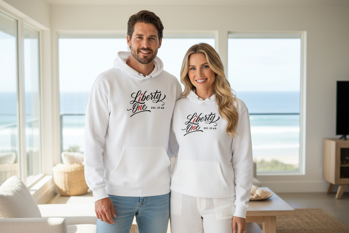 Liberty-In-One Reserved Stock Stylized Embroidered Faith Hoodie