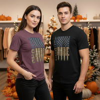 Christian T-Shirt Choose Life – Premium Americana Premium Design - front view - Liberty & Victory