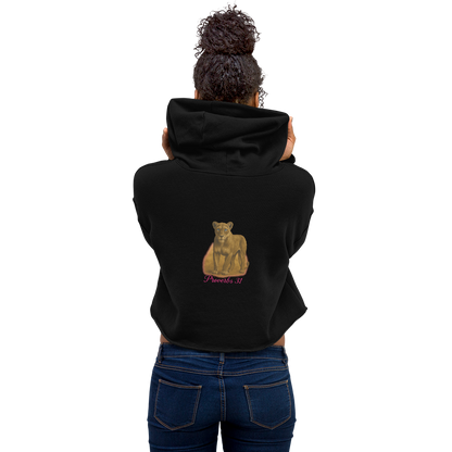 Proverbs 31 Lioness Cropped Ultra Elite Hoodie – Strength & Grace