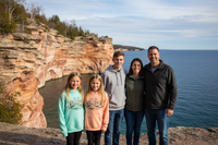 Christian Youth Hoodie | Fearless Halo Ocean Waves Garment-Dyed Lightweight Sweatshirt | Wonder & Wander | Liberty & Victory